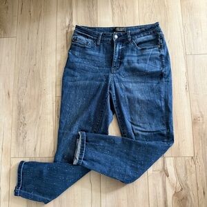 Judy Blue splattered stretch denim relaxed fit jeans Size 5/27